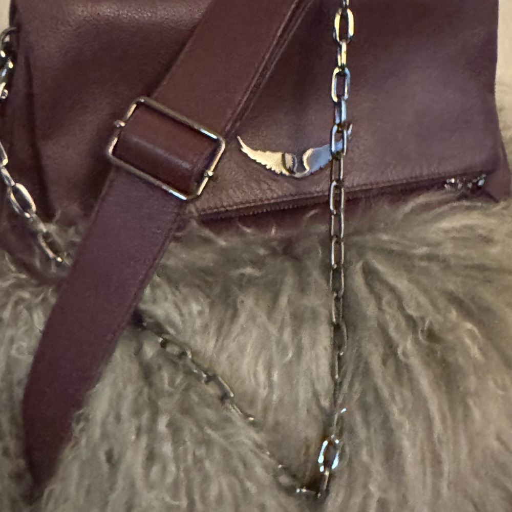 Zadig&Voltaire Rocky Leather Shoulder Bag